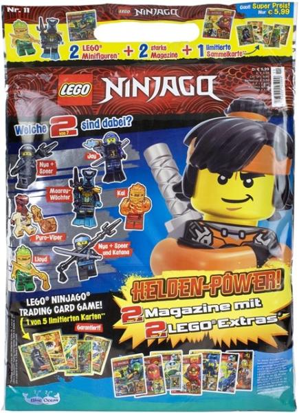 XL-Blindbag Lego Ninjago Helden-Power  (2x Magazines + 2x Lego Extras) Pack 2